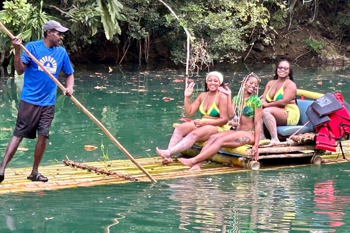 One-Day Jamaican Adventure from Montego Bay: Waterfalls, Bamboo Rafting, ATV & Luminous Lagoon photo 5