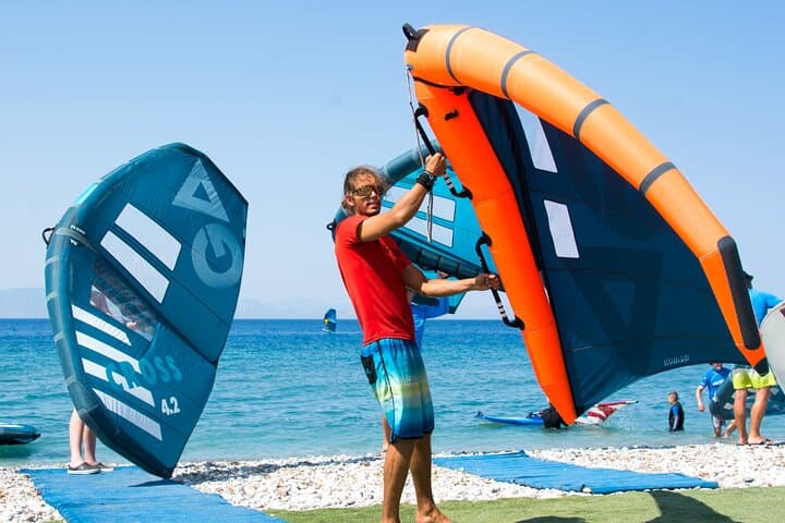 Wing Foiling in Rhodes: 90-Minute Intro Lesson on the Aegean photo 3