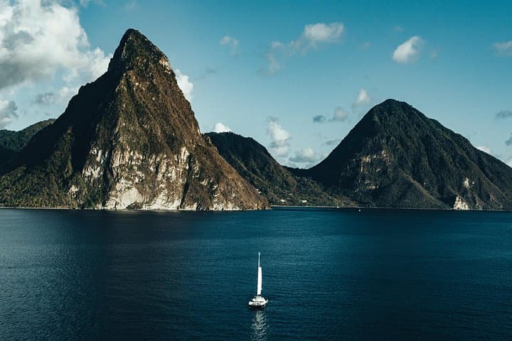 Half-Day Private Catamaran Cruise From Soufriere — Swim, Snorkel & West Coast Views