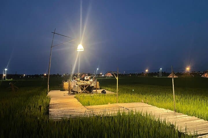 Romantic Dinner on the Paddy Field in Hoi An: Sunset Basket Boat & Bamboo BBQ photo 4