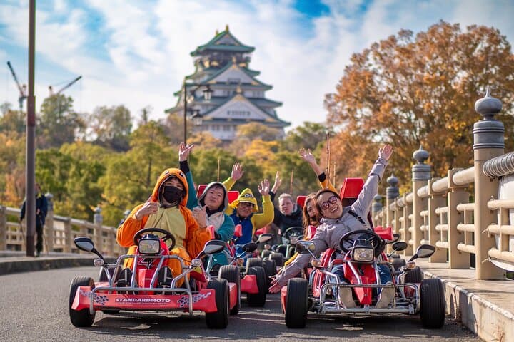 Osaka Go-Kart Tour in Costume — Drive Dotonbori & Namba Streets