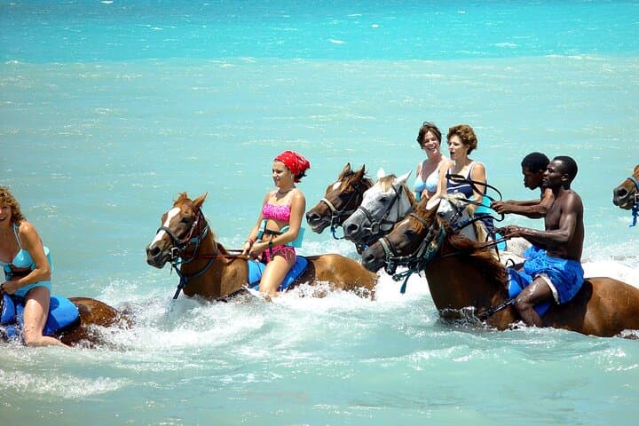 Triple-Play: Green Grotto Cave, Horseback Riding & River Tubing from Falmouth