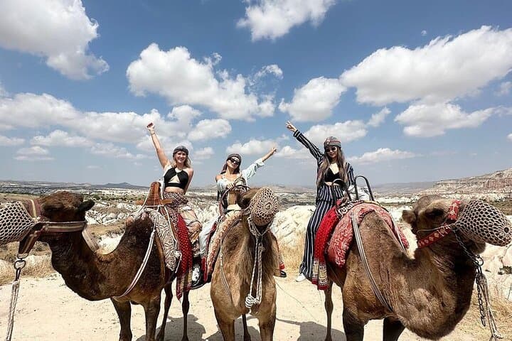 Cappadocia Camel Ride: Sunset & Balloon Views Across the Fairy Chimneys photo 4