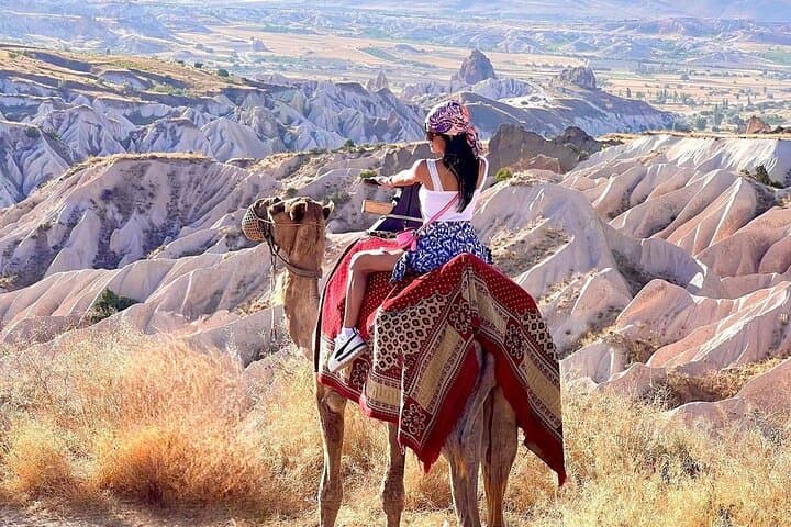 Cappadocia Camel Ride: Sunset & Balloon Views Across the Fairy Chimneys photo 2