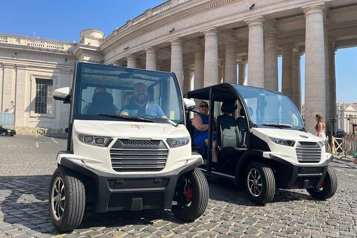 Private Golf Cart Tour in Rome: Historic Center, Janiculum & Optional Catacombs photo 6
