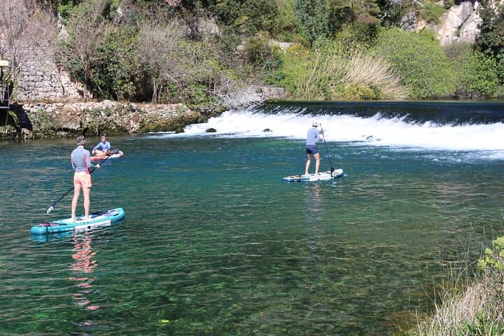 Paddleboarding the Ombla River: Dubrovnik Spring-to-Table SUP Tour