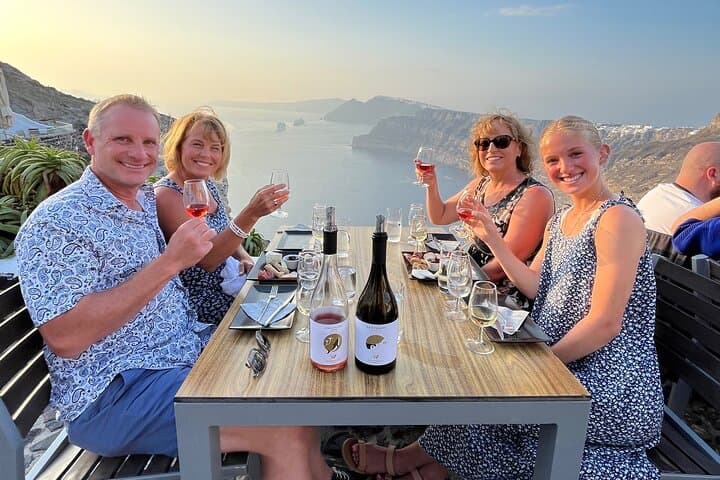 Santorini Wine Tasting and Traditional Pyrgos Feast: Private Tour & Winery Visits photo 1