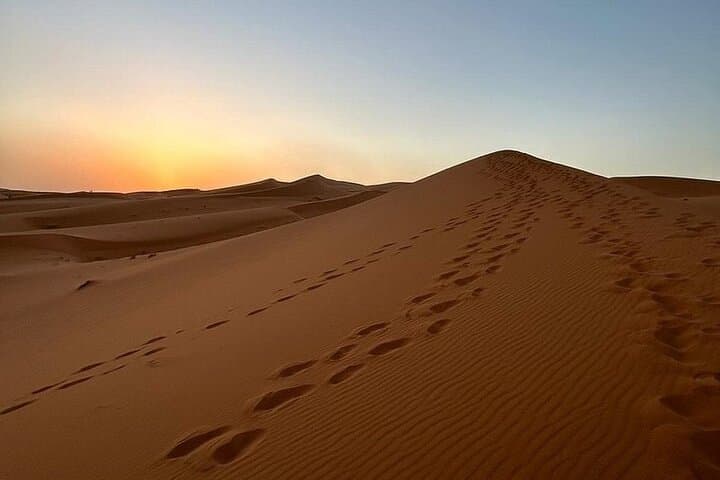 Sunset Camel Ride in Merzouga: Erg Chebbi Dunes from Errachidia