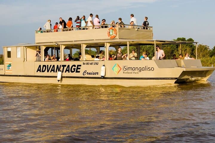 Hippo & Croc Boat Cruise on St Lucia Estuary — iSimangaliso Day Safari from Durban photo 5