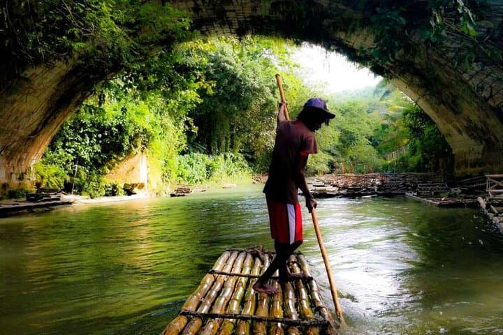 Lover’s Rock Great River Bamboo Rafting & Montego Bay Shopping
