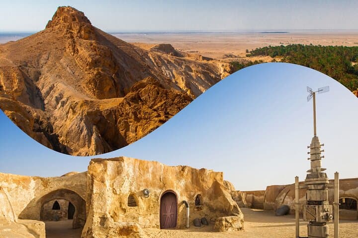 Oases and Star Wars: Full-Day Tamerza, Chebika, Mides & Mos Espa Tour from Tozeur