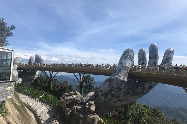 Golden Bridge & Ba Na Hills Full-Day Private Tour from Da Nang to Marble Mountains photo 2