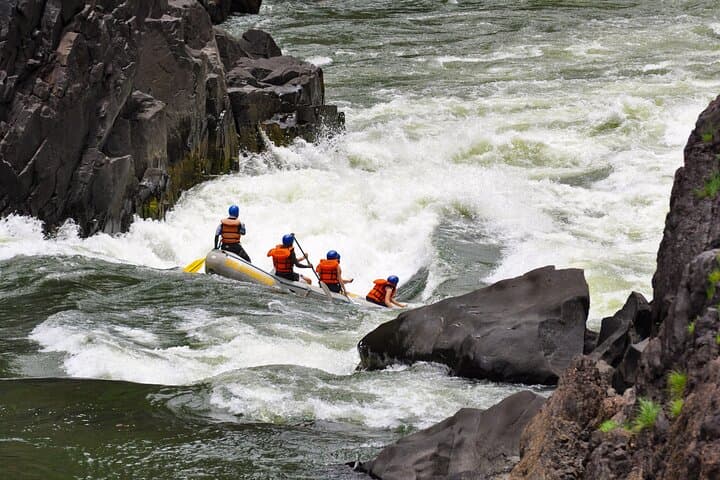 Double-Dare at Victoria Falls: Bungee Jump and Zambezi White-Water Rafting