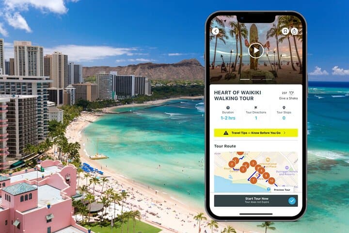 Waikiki Self-Guided Audio Walking Tour — Heart of Waikiki Walking Guide photo 1