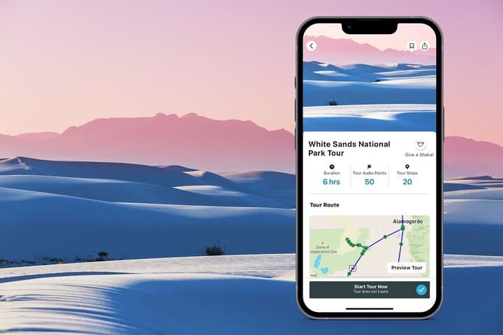 White Sands National Park Self-Guided Audio Tour: Explore the Gypsum Dunes at Your Own Pace