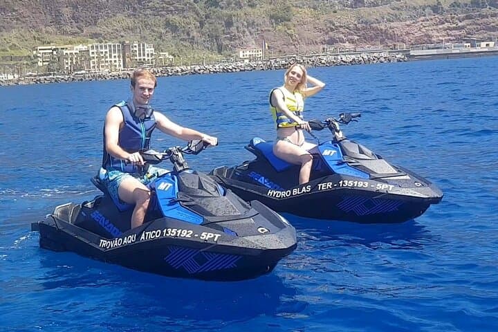 Jet Ski Madeira South Coast: Funchal Cliffs, Waterfalls & Coastal Ride