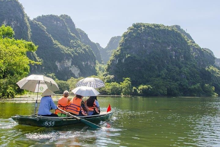 Bai Dinh & Trang An Day Tour — Pagodas, Caves and Countryside Cycling from Hanoi