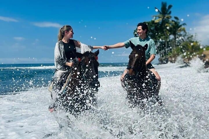 Sunrise Horse Riding on Saba Black Sand Beach, Bali