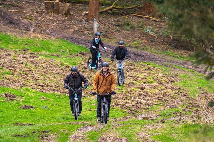 All-Terrain E-Scooter Forest Tours Near Brussels: Guided Eco Rides