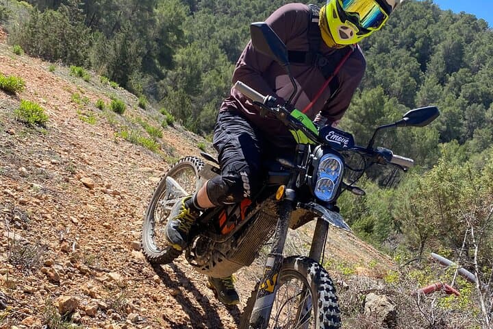Electric Motorbike Tour from Santa Eulalia, Ibiza — Coastal Trails & Tower Views