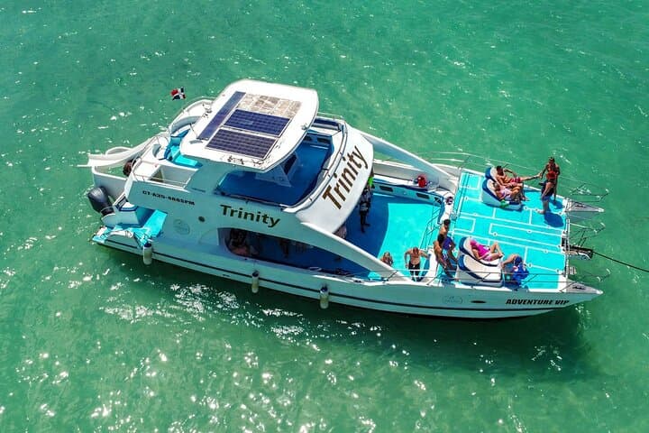 Private Sunset Catamaran Cruise Punta Cana — BBQ, Open Bar & Natural Pool photo 2