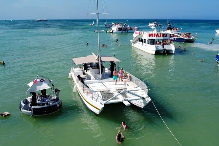 Private Sunset Catamaran Cruise Punta Cana — BBQ, Open Bar & Natural Pool photo 4