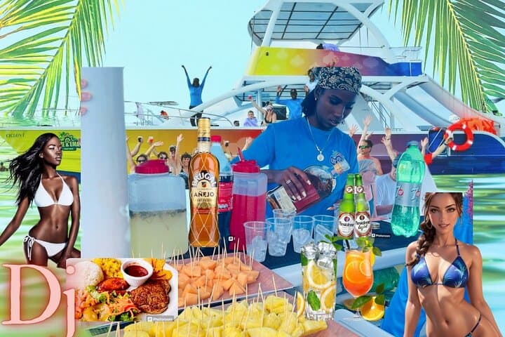 Punta Cana Hip-Hop Party Boat & Snorkel — 3-Hour Music, Drinks & Reefs photo 1