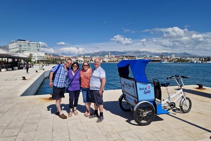 Electric Rickshaw City Tour of Split — Old Town, Riva & Coastal Park photo 1