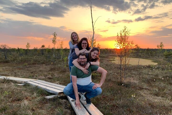 Sunset Walk on the Great Kemeri Bog Boardwalk — Kemeri National Park