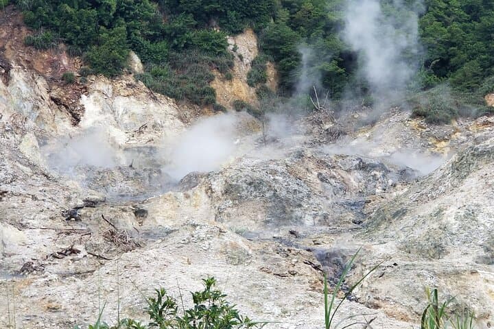 Sulphur Springs Park Soufriere: Geothermal Mud Baths & Waterfall Tour