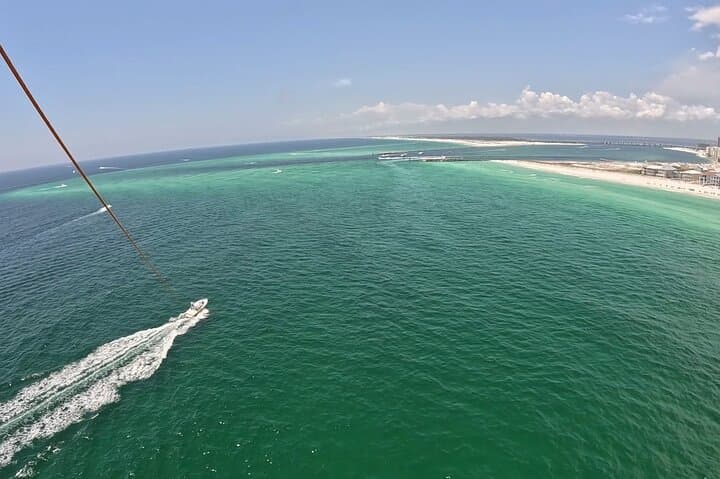 Sky High Parasailing from Marina Cafe — Destin Parasail Tours & Crab Island Views photo 4