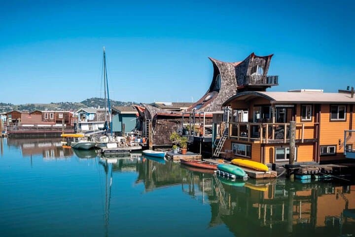 Alcatraz Sausalito Express: Floating Homes Historical Tour from San Francisco