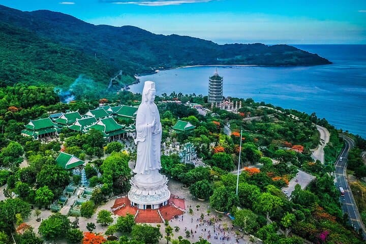 Marble Mountains & Monkey Mountain: Lady Buddha, Am Phu Cave Day Tour from Da Nang photo 4