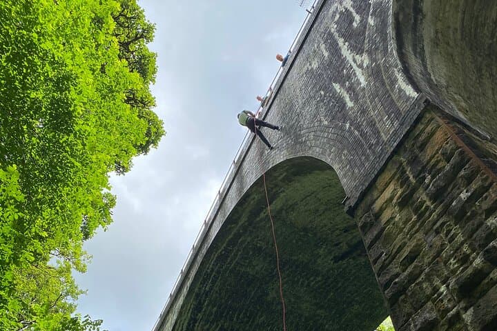 Abseil Millers Dale Viaduct: Peak District Abseiling Experience photo 6
