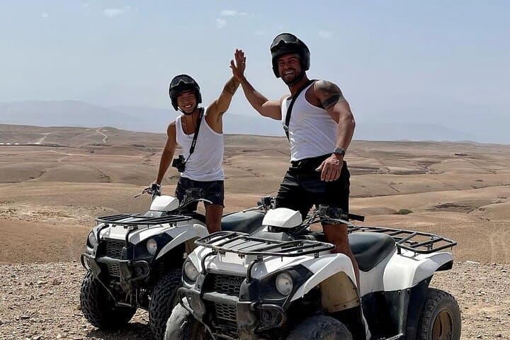 Sunset Quad Ride & Dinner Show in the Agafay Desert near Marrakech photo 3