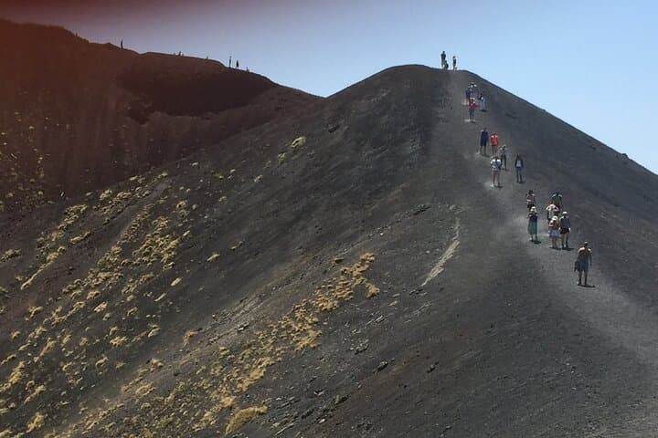 Etna Sunset Tour: Sunset Hike, Lava Caves & Silvestri Craters