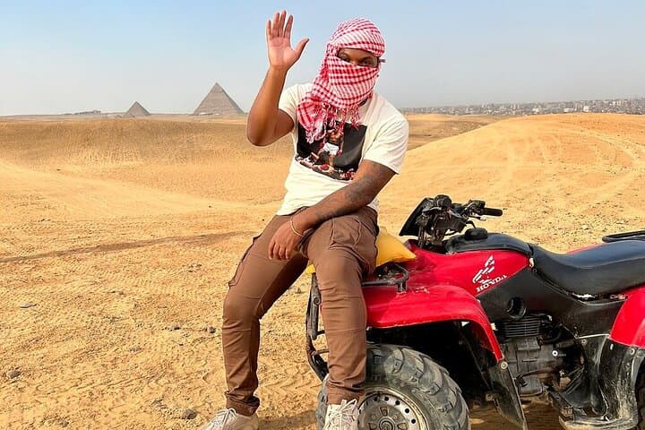 Private Giza Pyramids Tour with ATV, Camel Ride, Sakkara & GEM Options photo 6