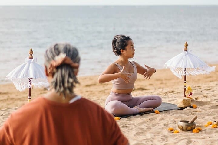 Embrace Tranquility with Sunrise Yoga on Sanur Beach photo 5