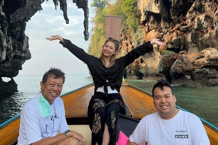 Private Longtail Boat to Hong & 4 Islands — Krabi Snorkel, Beaches & Lagoon photo 3