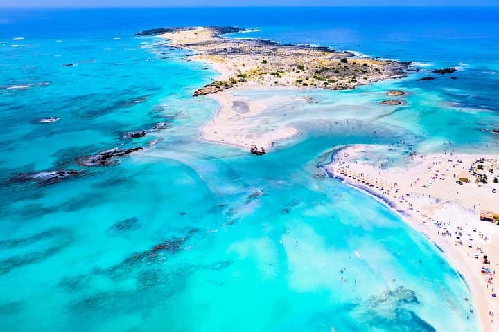 Elafonisi Day Tour: Pink Sand Beach, Cave Hike & Cretan Wine and Olive Oil Tasting