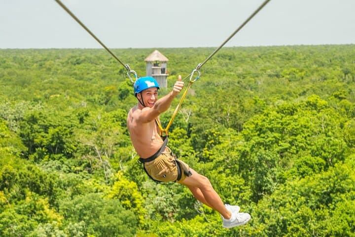 Coba Sunset Cultural and Extreme Tour — Ruins, ATVs, Cenotes & Zip Lines photo 6