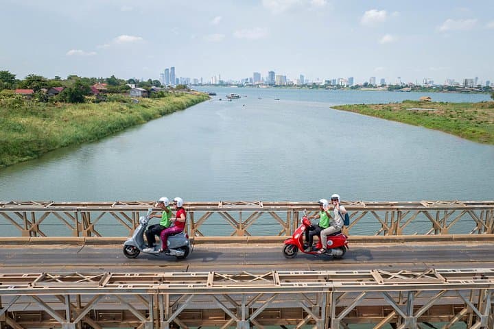 Phnom Penh Silk Island Vespa Tour: Half-Day Mekong Countryside Ride photo 1