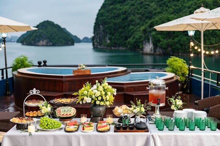 Pamela 5-Star Halong Bay Day Cruise with Jacuzzi & Sundeck photo 3