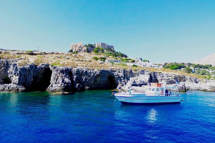 Lindos Sunset Cruise with Unlimited Aperol Spritz — 90-Min Bay Cruise from Vlycha photo 4