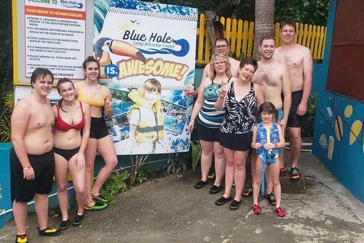 Blue Hole & White River Tubing Day Trip from Montego Bay: Swim, Cliff-Jump, and Raft photo 1