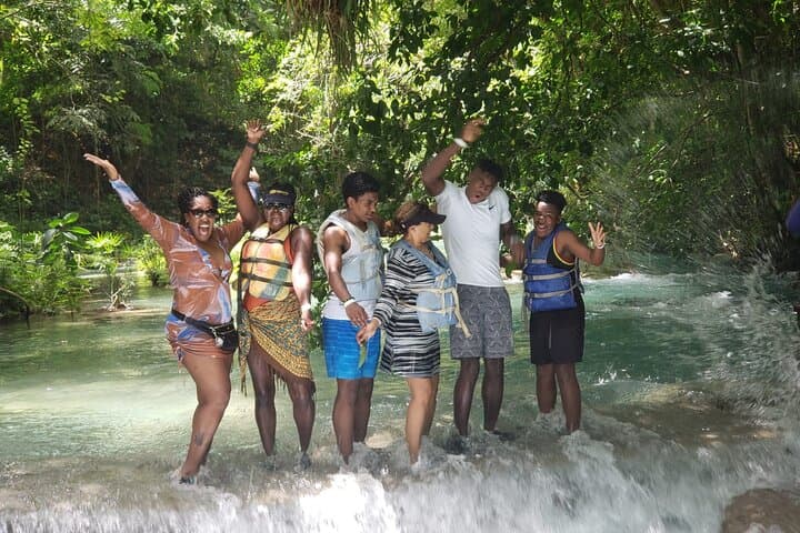 Blue Hole & White River Tubing Day Trip from Montego Bay: Swim, Cliff-Jump, and Raft photo 2