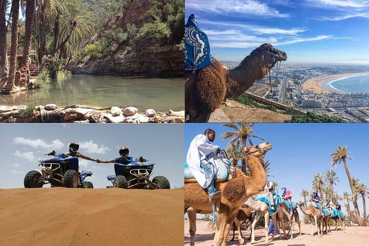 Agadir Paradise Valley: 2-Hour Quad & Camel Ride Combo