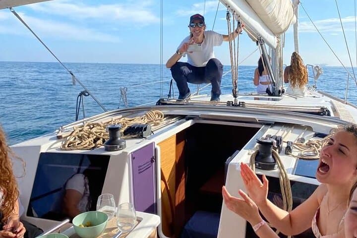 Private Hen Party Sailing Cruise from Barcelona — Open Bar and Swim