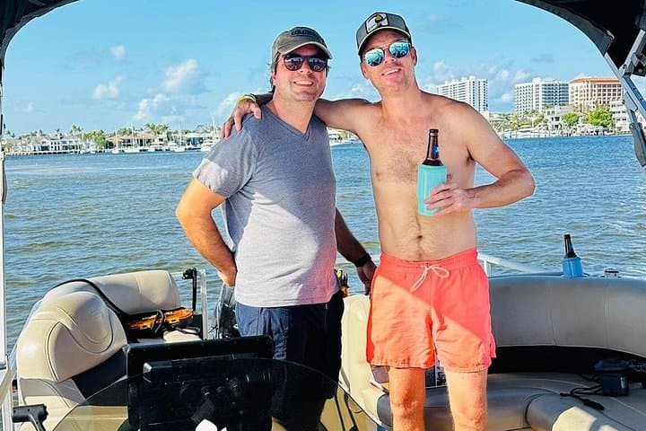 26ft Pontoon Rental in Hollywood FL — Intracoastal Sandbars, Dolphins & Easy Cruising photo 2
