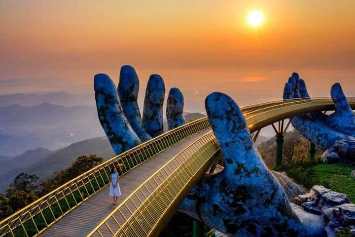 Da Nang Golden Bridge to Marble Mountains: Full-Day Private Tour with Seafood Lunch photo 1